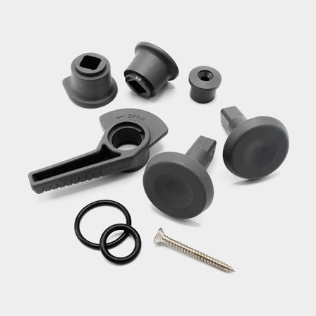 Håndtag til dækluge, lille, venstre, passer Lewmar Low Profile, Ocean, Flush 2/3G, Bavaria & Hansen