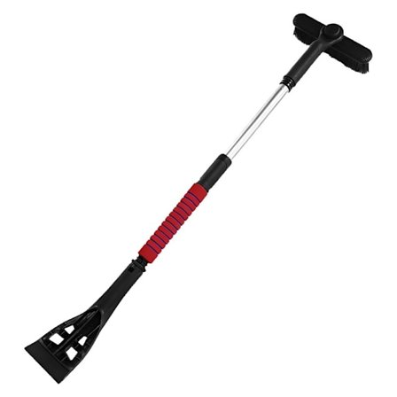 Bil Oxford Sneskovl Aluminiumlegering Teleskopisk Snerydningsskovl Multifunktionel Is-sneskovl Rengøringsskrape Snebørste