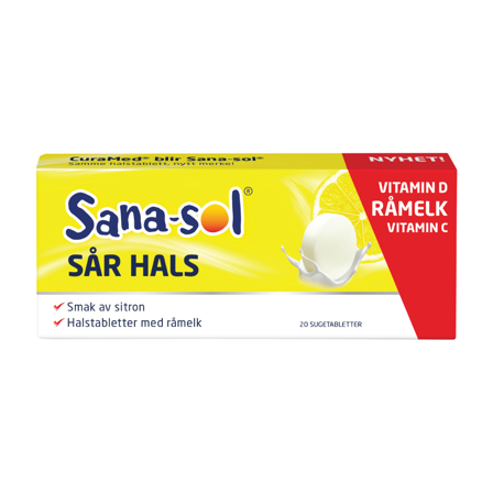 Sana-sol Sår Hals sugetabletter, 20 stk.
