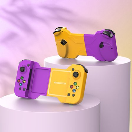 Lilla Gul BLUEKAKA 6 Akse Gyroskop Spilcontroller Joystick til Mobile Spil