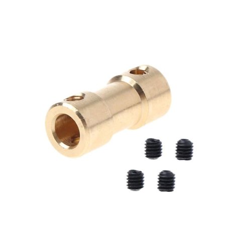 2-5mm Motor Kobber Aksel Kobling Koblingsadaptere Muffe Adapter Us(3.17-5