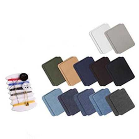 Stryge reparationslapper 24 stk i 12 farver MultiColor