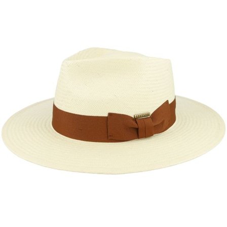 Stetson - Beige straw Hatt - Outdoor Toyo Lnatural With Vintage Finish Straw Hat @ Hatstore