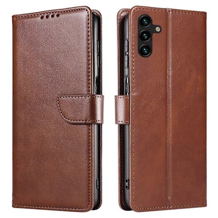 For Samsung Galaxy A04s 4G (164.7 x 76.7 x 9.1 mm)/A13 4G Deksel Lær Telefonveske Stativ Lommebok