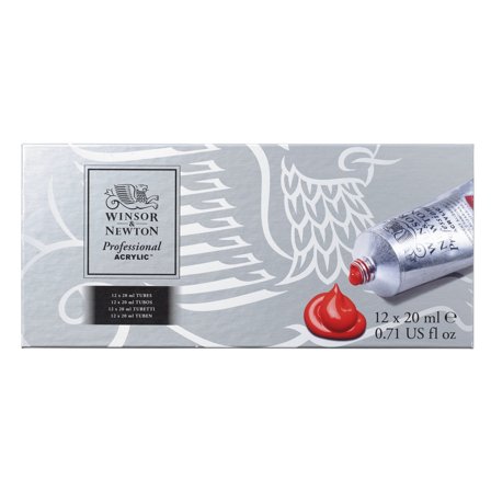 Winsor & Newton Akrylmaling Professional Tube 12 x 20 ml