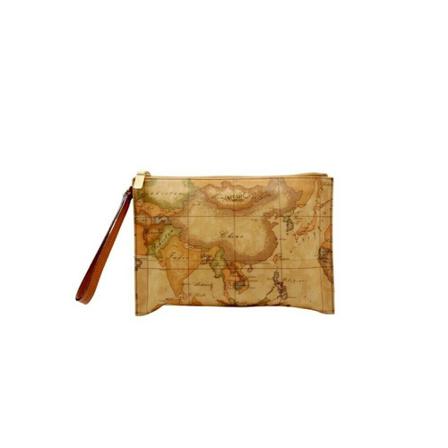 Alviero Martini 1a Classe, Geo Clutch Clutches Beżowy, Kobieta, Rozmiar: ONE Size