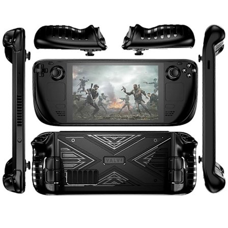 Suojakotelo Steam Deckille, kädessä pidettävä pelikonsoli, iskunkestävä TPU-suojus, ergonominen muotoilu