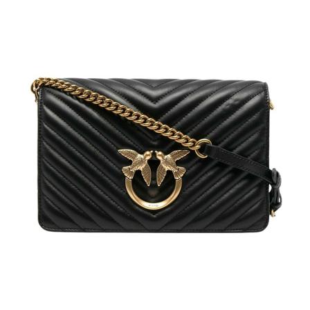 Pinko, Shoulder Bags Czarny, Kobieta, Rozmiar: ONE Size