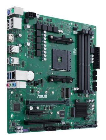 ASUS Pro B550M-C/CSM - hovedkort - mikro ATX - Socket AM4 - AMD B550