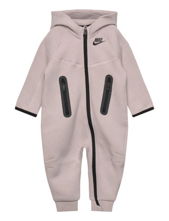 Nkn Tech Fleece Hooded Coveral Purple Nike