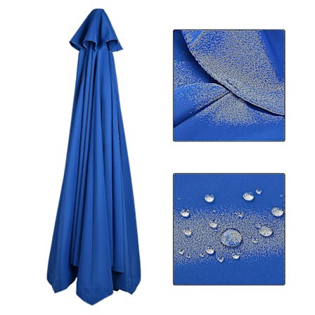 3m Rund Trädgårdsparasoll Utomhus Patio Solskydd Tak 3m 6/8-armad Parasoll Tak Endast {DB}