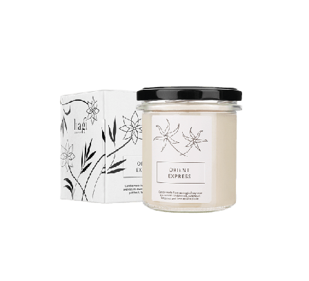 Hagi Orient Express Soy Candle Ljus & ljusstakar Unisex Vit 230 g