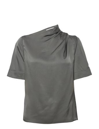 Lima Tee Blouses Short-sleeved Grå Ahlvar Gallery