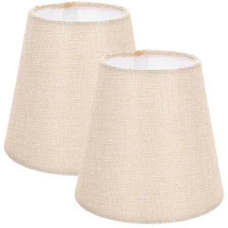 Kiinnitettävät lampunvarjostimet seinävalaisimille kangasmateriaali 2 kpl [D]