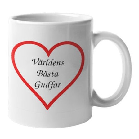 Mugg - Världens Bästa Gudfar
