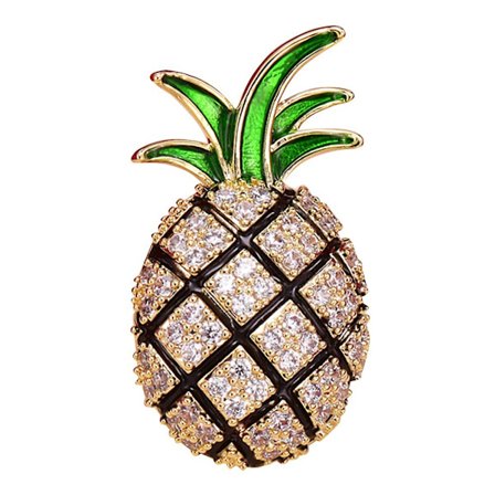 1 st ananasbrosch Crystal Boutonniere Pin Crystal Badges Pin