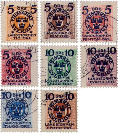 Sverige - AFA 89-96 - Stemplet