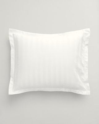 GANT - Stripete putetrekk i sateng 50x70cm og 70x100cm white