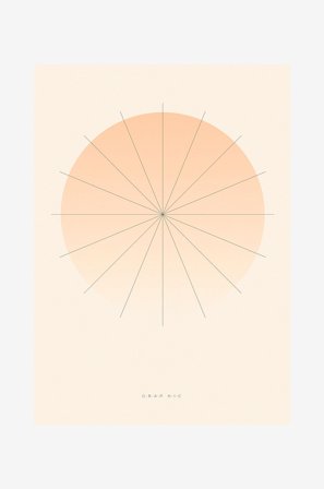 Malerifabrikken - Poster Grap hic 2 - Orange - Posters - Från Homeroom