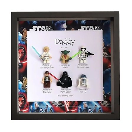 Superhjälte Foto Ram Väggkonst Retro Cartoon Karaktär Familj Dekoration