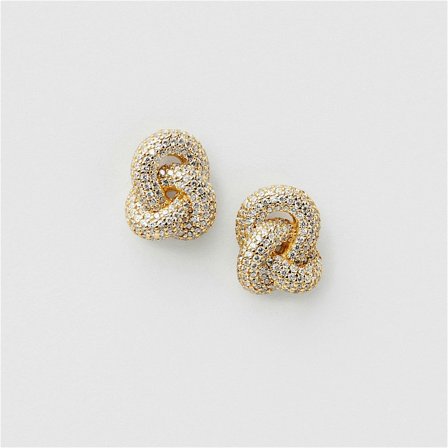 Bling Knot Studs