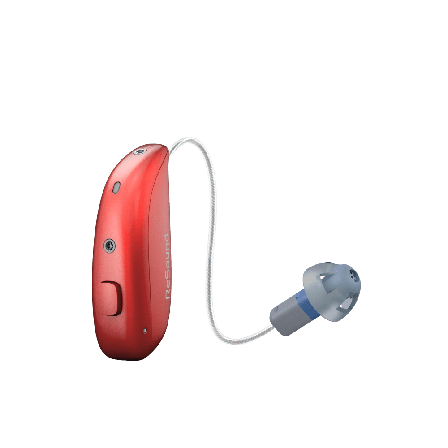 ReSound Vivia microRIE Red Sølv