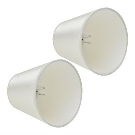 HURRISE Tyg Lampskydd 2 ST Modern Tyg Lampskärm Clip On Wall Lamp Ljuskrona Skärm För Ljus