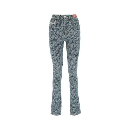 Diesel Flared Jeans Blå, Dame, Størrelse: W25