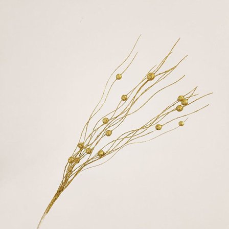 5 Stk Kunstig Glitter Bær Drage Skæg Bær GULD MED