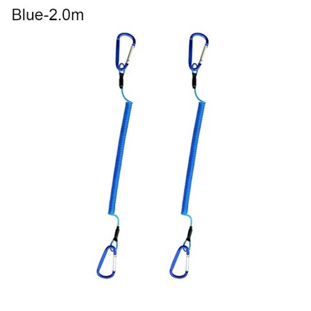 Fjädrande elastiska rep fiskelinor BLÅ 2.0M 2.0M