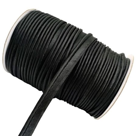 55M/1CM Båndsnor kanttau SVART SVART