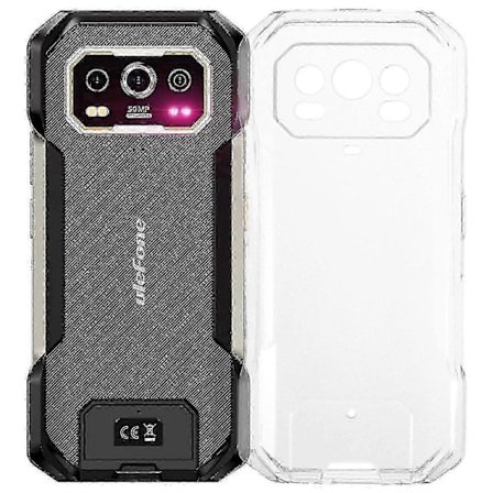 For Ulefone Armor 27T Pro Deksel Myk TPU Fallbeskyttelse Telefondeksel - Blacka