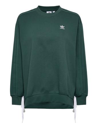 Always Original Laced Crew Sweatshirt Sweatshirt Trøje Grøn Adidas Originals