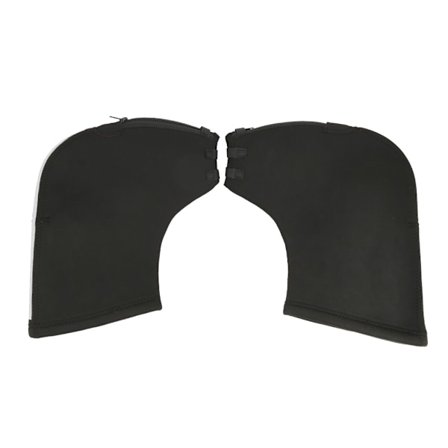 Vinter Cykelstyr Luffer Mountain Road Cykel Tykke Vindtætte Varme Kuldebestandige Håndbeskytter Handsker Fri Størrelse Hvid Sort