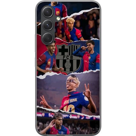 Kompatibelt Mobilskal till Samsung Samsung Galaxy S24+ Yamal Fotboll Spelare Barcelona
