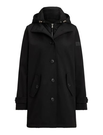 Hooded Quilted-Vestee Jacket Black Lauren Ralph Lauren