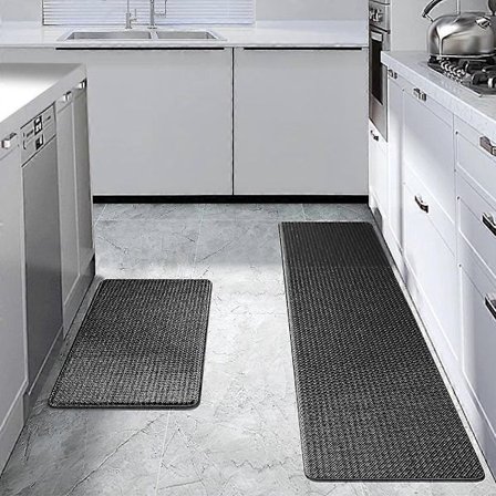 Köksmatta set, köksmatta, köksgolvmatta, tvättbar halkfri matta, dammtät matta-Perfet