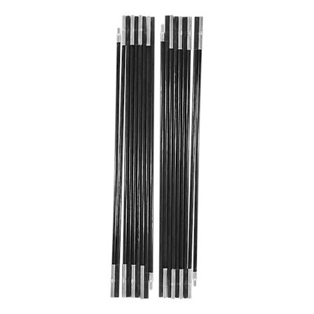 4,9M Glassfiber Campingtelt Stang Stenger Utendørs Støttestenger Markise Rammer Kit