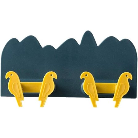 1 kpl Monitoiminen seinäteline virtajohdon koukuilla Tummansininen, tumma