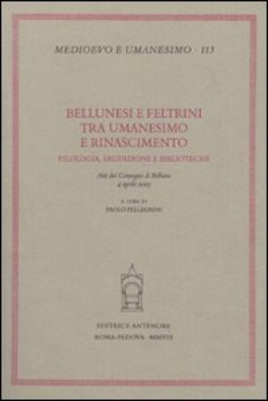 Bellunesi e feltrini tra umanesimo e rinascimento