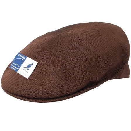 Kangol - Brown - flatcap - Cap - Tropic 504 Brown Flat Cap - Hatstore