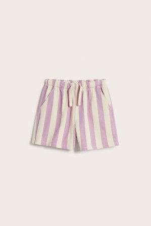 Kappahl | Randiga mjukisshorts Rosa 86/92 | Rosa