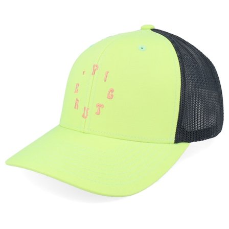 Picture - Grøn trucker Kasket - Zephyr Cap B Sap Green/Black Trucker @ Hatstore