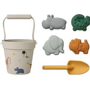 Liewood Safari/Sandy Dante Beach Set 3 - 9 years - Outdoor play - 3 - 9 years - Cream - Junge - Beach games and toys