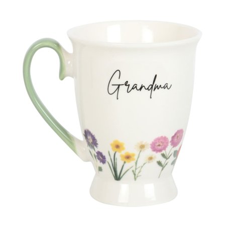 Something Different Grandma Wild Flowers Pedestal Mug One Size