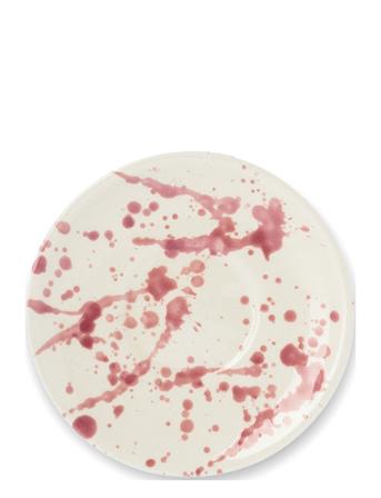 Splash Saucer Plate Home Tableware Plates Dinner Plates Pink Familianna