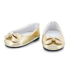 MissMiniMe Goldie Ballerina Doll Shoes 4 - 12 years - Dolls and doll houses - 4 - 12 years - Gold - Dolls' clothing