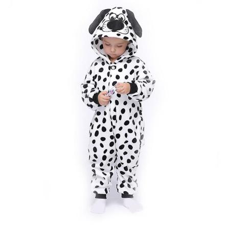Dalmatiner Barn Onesie Pyjamas Nattøy Cartoon Valp Hund Jente Gutt Fest Hjemmekjole Jumpsuits Barn Kostyme Klær 8T Height 115-124cm