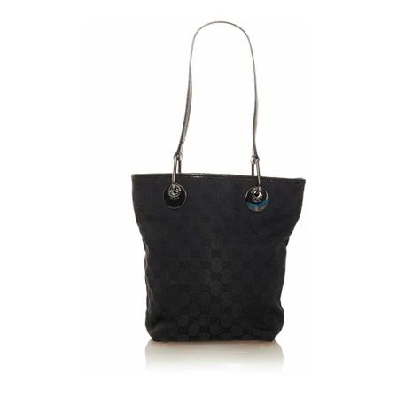 Gucci Vintage Tote Tass , Zwart , Dames , Maat: ONE Size Vintage Tassen