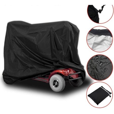 ING Scooter Beskyttelsescover - Regntæt - Vandtæt - Sort